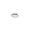 Birthstone and Diamond Mother's Ring
