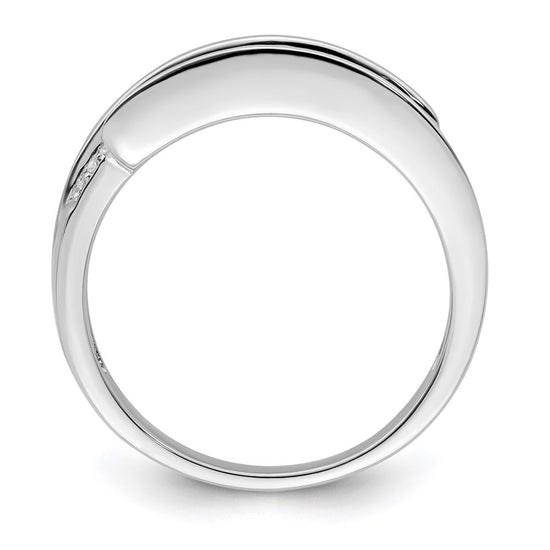 Birthstone and Diamond Mother's Ring