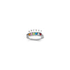 Birthstone and Diamond Mother's Ring