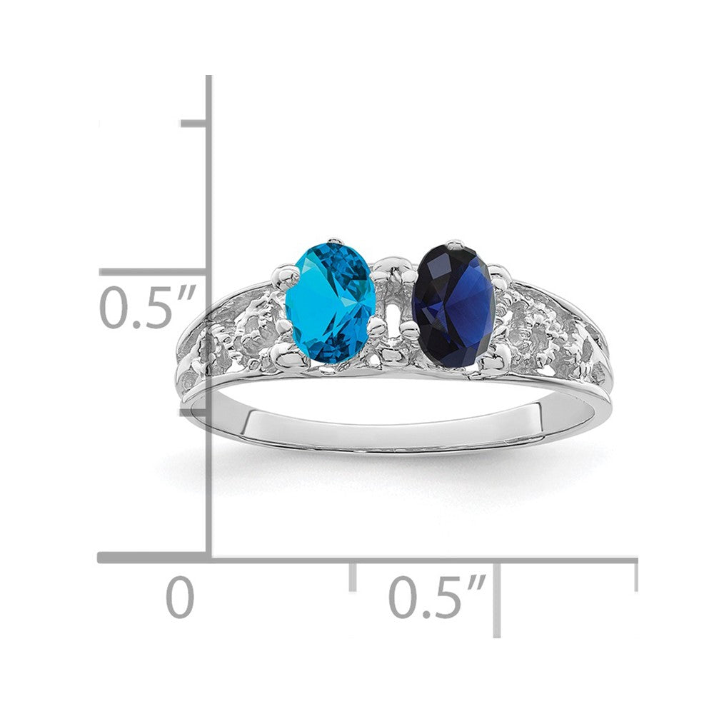 Birthstone Mother's Ring — Genuine Stones