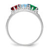 Birthstone Mother's Ring — Synthetic Stones