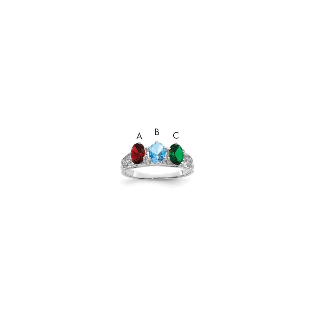 Birthstone Mother's Ring — Genuine Stones