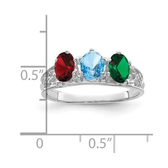 Birthstone Mother's Ring — Genuine Stones