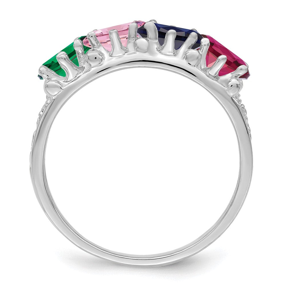 Birthstone Mother's Ring — Synthetic Stones