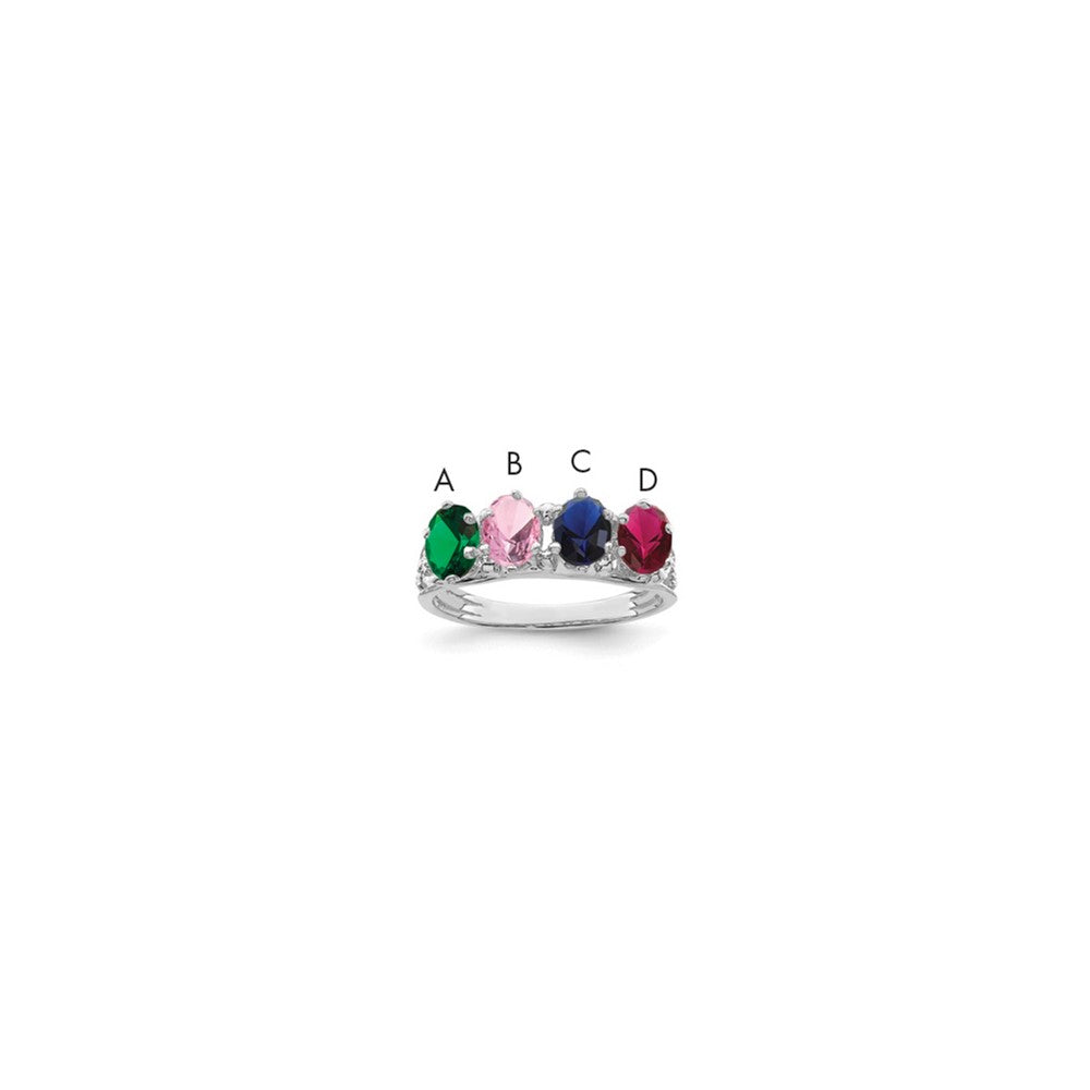 Birthstone Mother's Ring — Genuine Stones