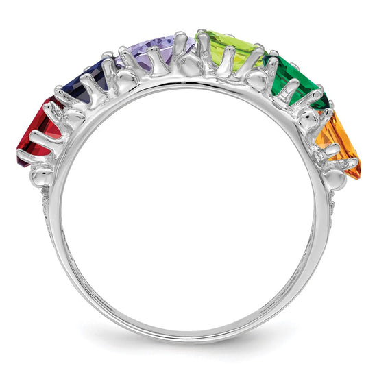 Birthstone Mother's Ring — Synthetic Stones