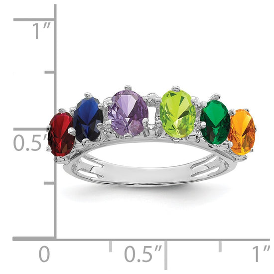 Birthstone Mother's Ring — Genuine Stones