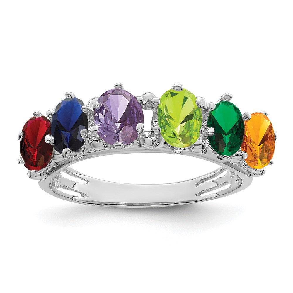 Birthstone Mother's Ring — Genuine Stones