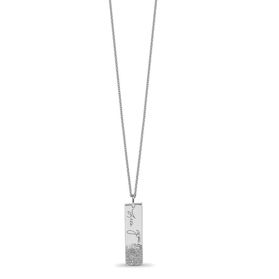 Vertical Signature and Fingerprint Charm