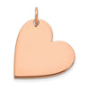 Blank Heart Charms
