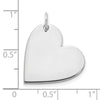 Blank Heart Charms