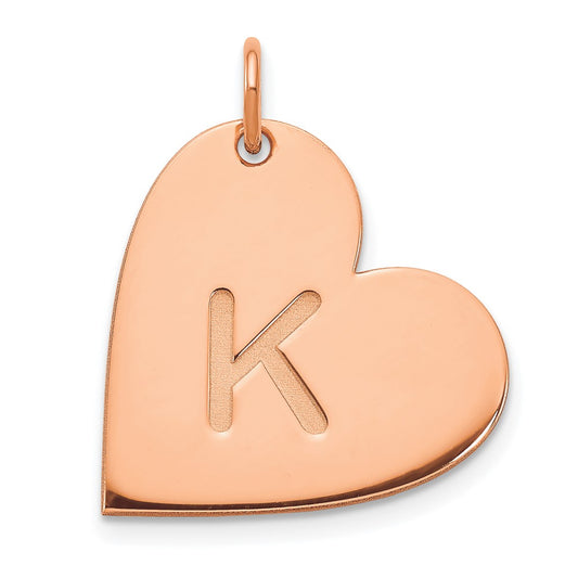 Initial Heart Charms