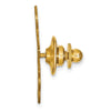 14k Yellow Gold Large cut-out Monogram Tie Tac