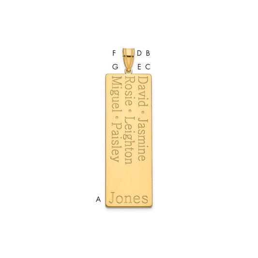 Name Family Pendant