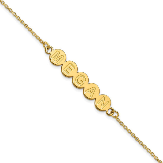 Letter Bubble Bracelets