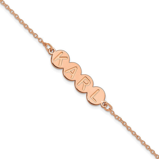 Letter Bubble Bracelets