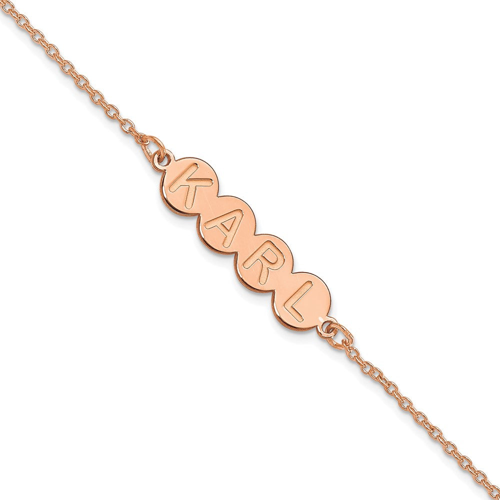 Letter Bubble Bracelets