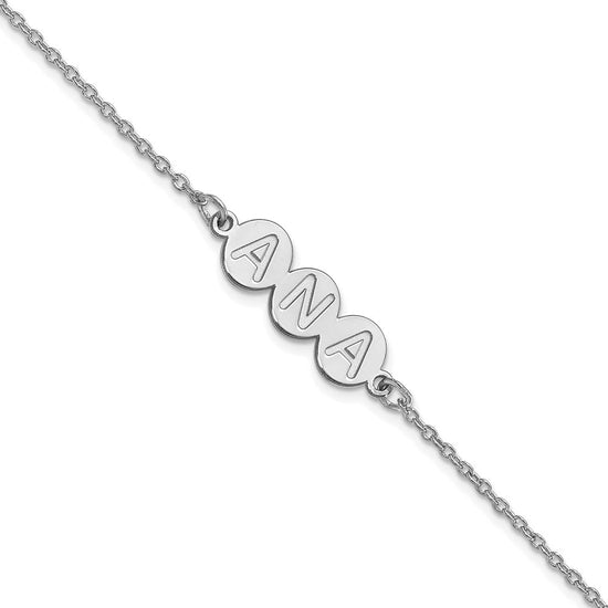 Letter Bubble Bracelets