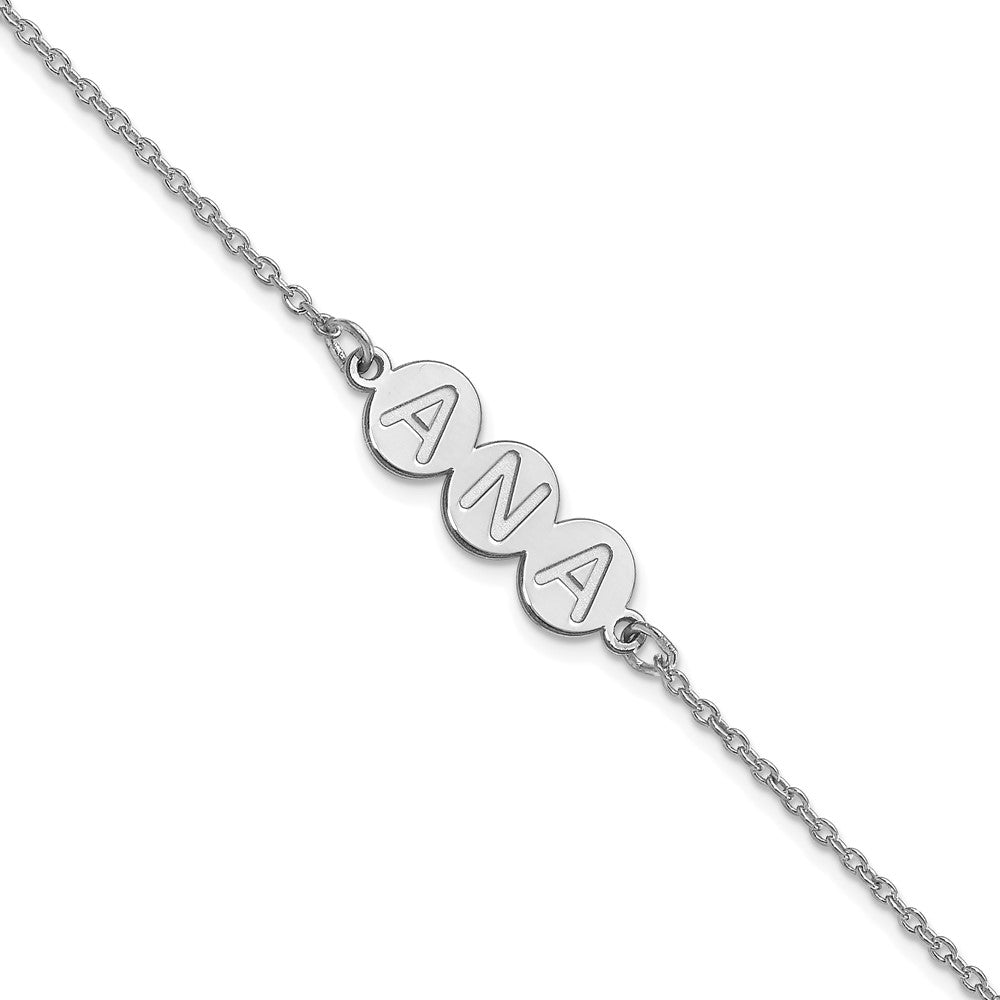Letter Bubble Bracelets