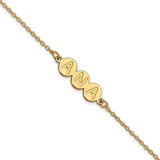 Letter Bubble Bracelets