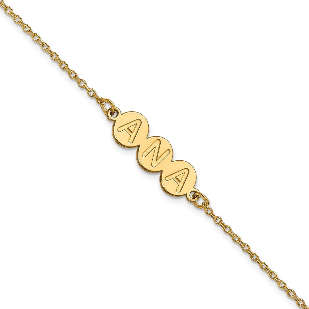 Letter Bubble Bracelets