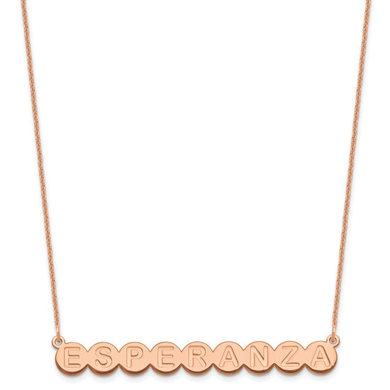 Letter Bubble Necklaces