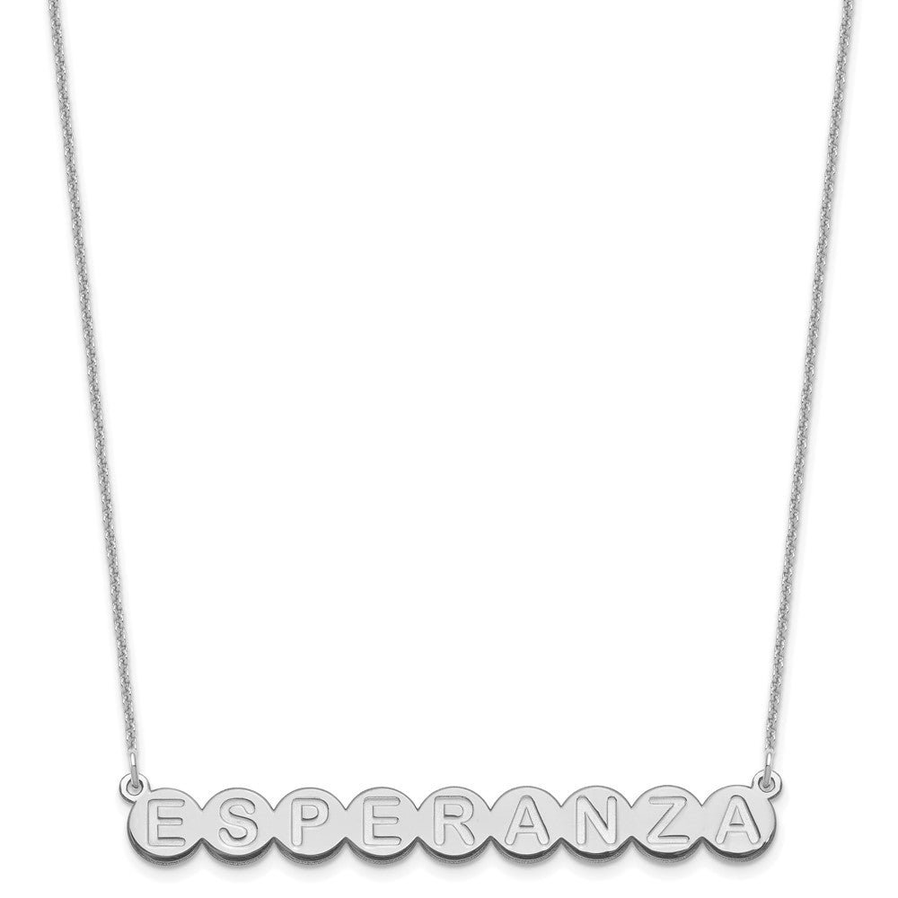 Letter Bubble Necklaces