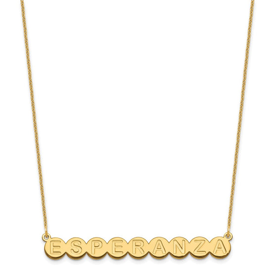 Letter Bubble Necklaces
