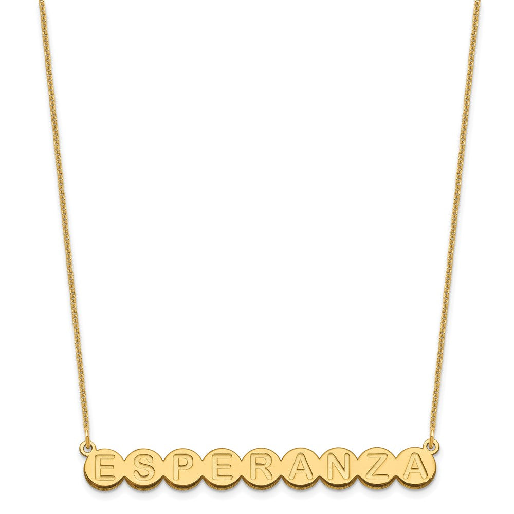 Letter Bubble Necklaces