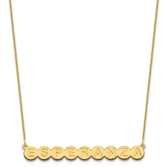 Letter Bubble Necklaces