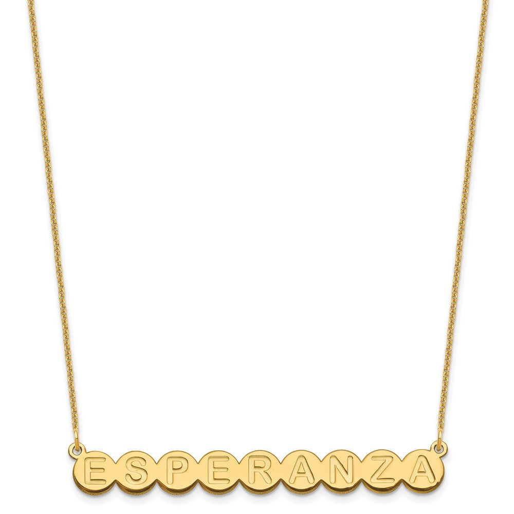 Letter Bubble Necklaces