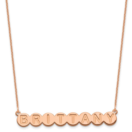 Letter Bubble Necklaces