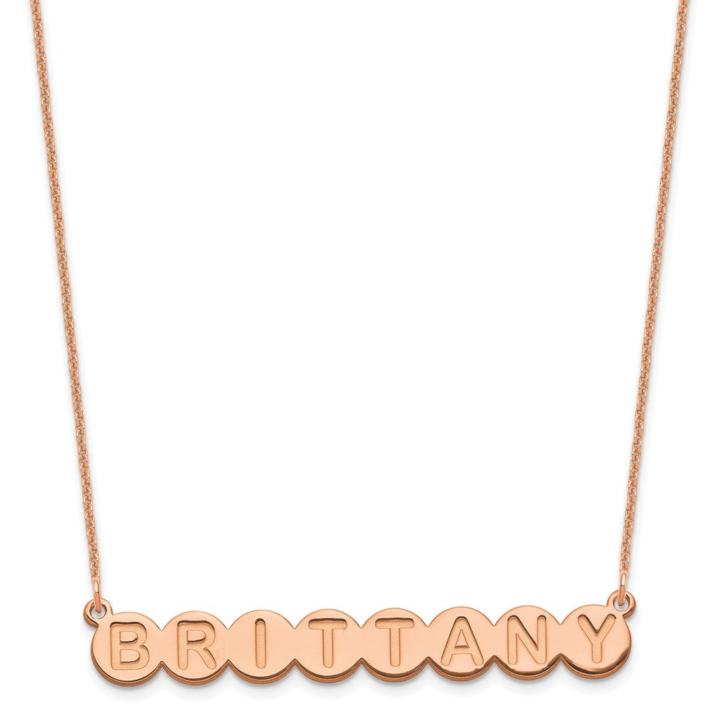 Letter Bubble Necklaces