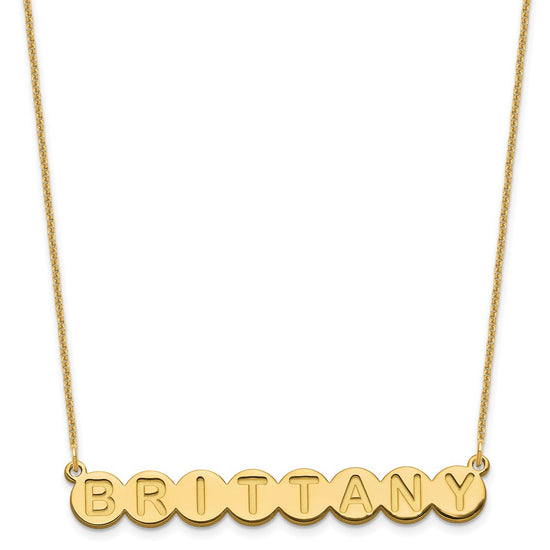 Letter Bubble Necklaces