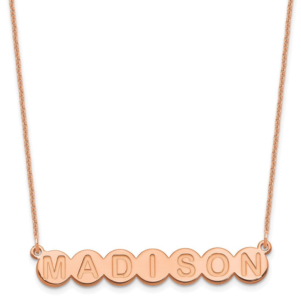 Letter Bubble Necklaces