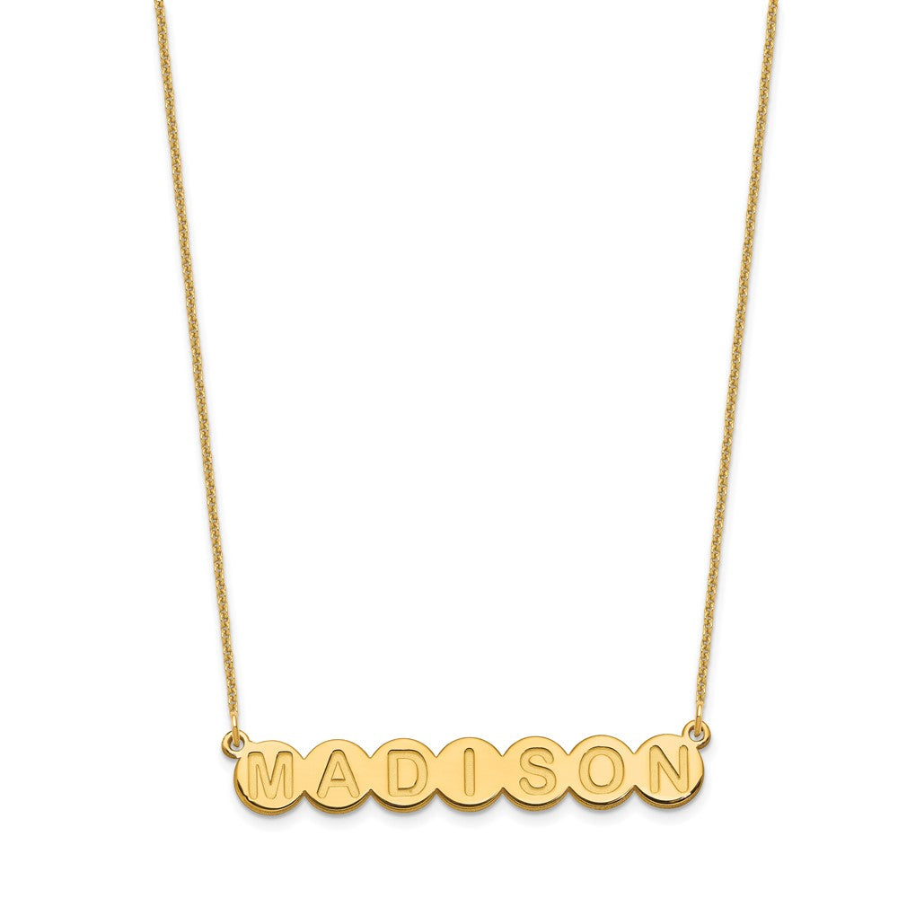 Letter Bubble Necklaces