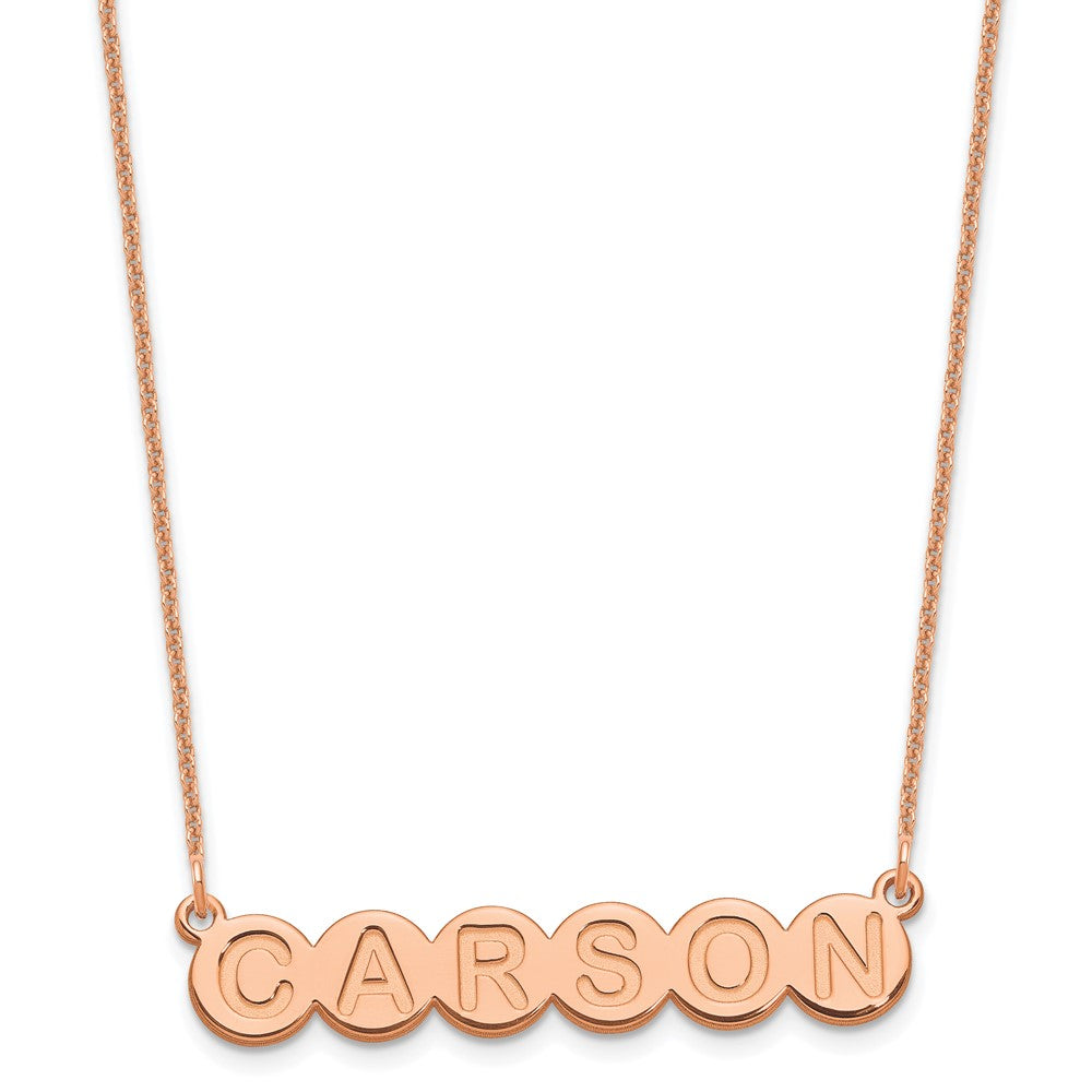 Letter Bubble Necklaces