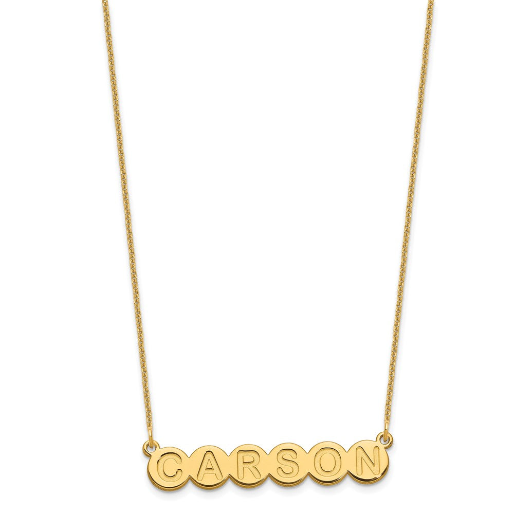 Letter Bubble Necklaces