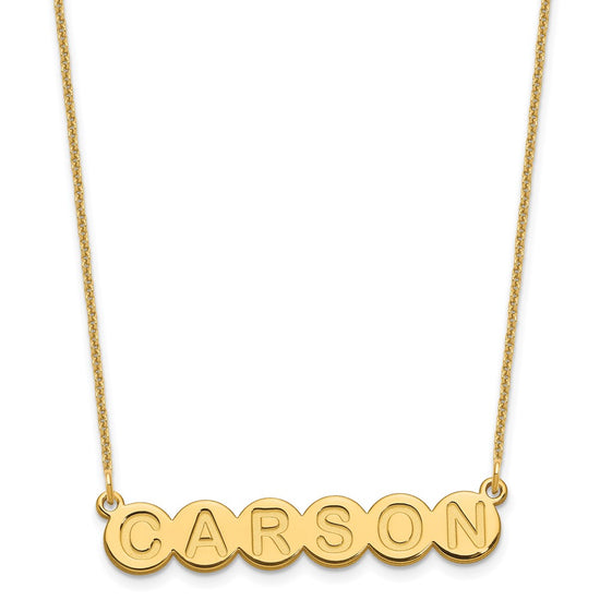 Letter Bubble Necklaces