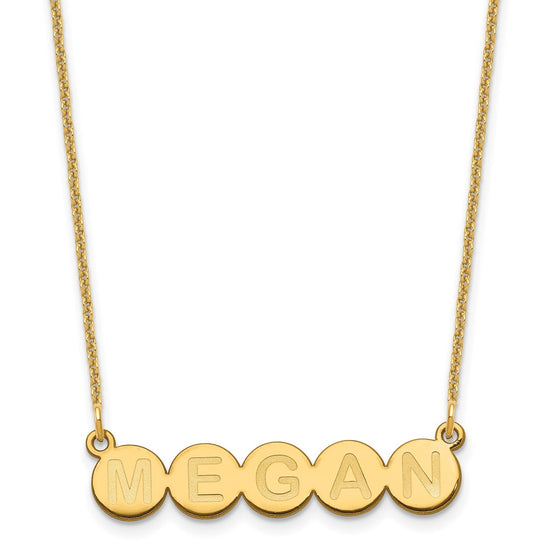 Letter Bubble Necklaces
