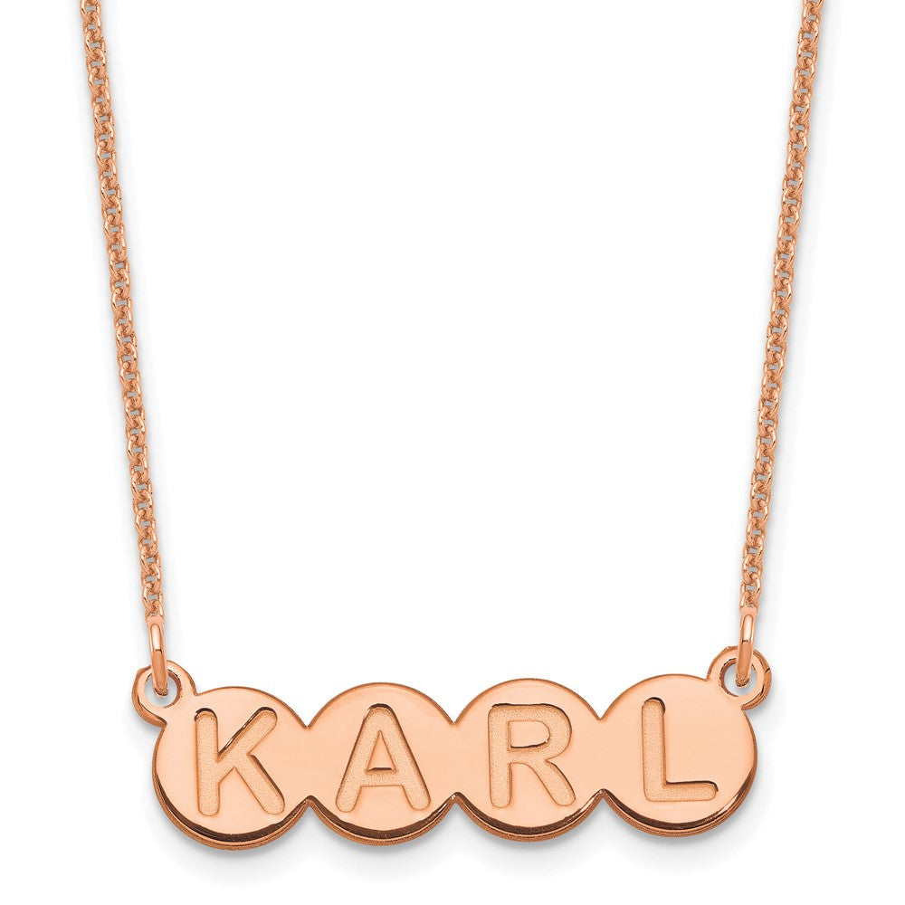 Letter Bubble Necklaces