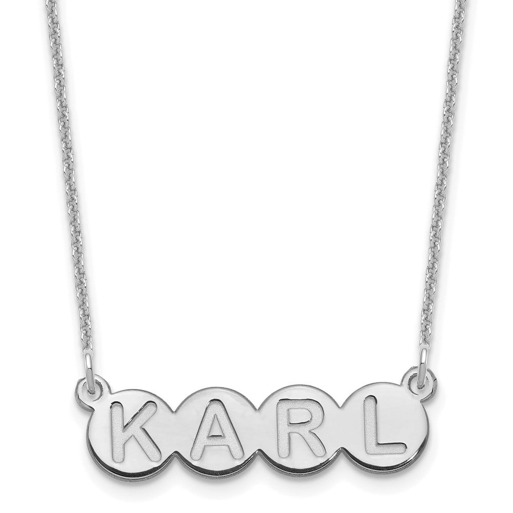 Letter Bubble Necklaces