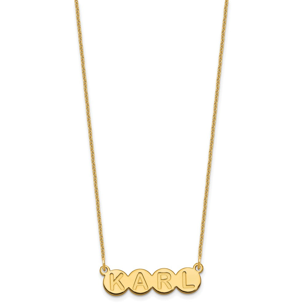Letter Bubble Necklaces