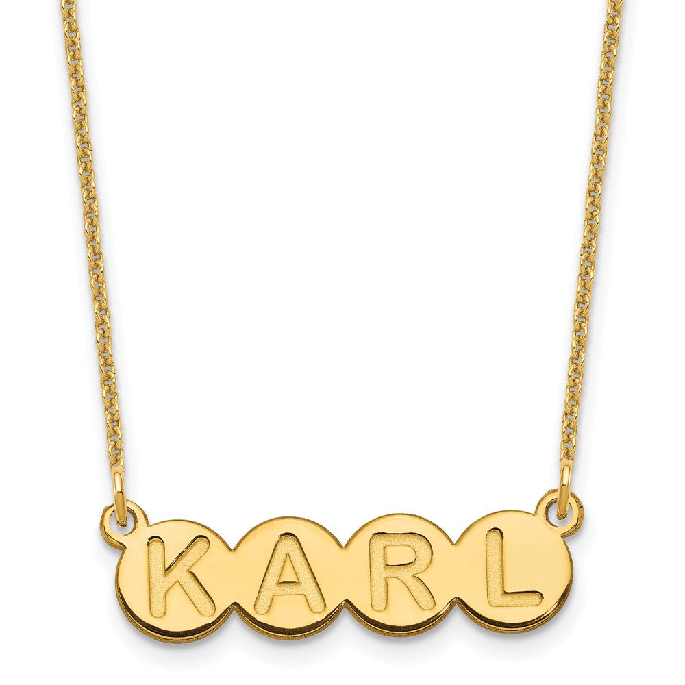 Letter Bubble Necklaces