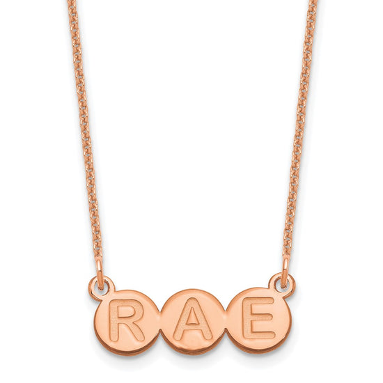 Letter Bubble Necklaces