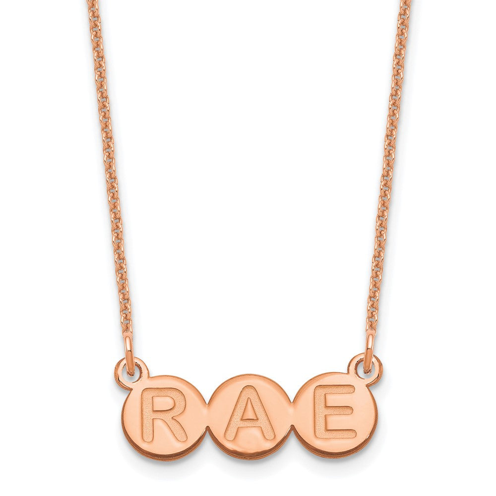 Letter Bubble Necklaces