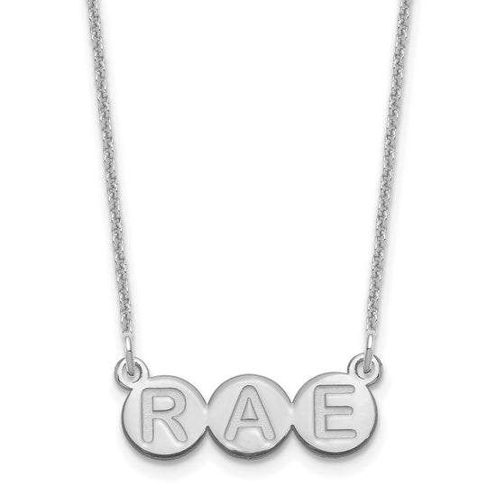 Letter Bubble Necklaces