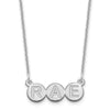Letter Bubble Necklaces