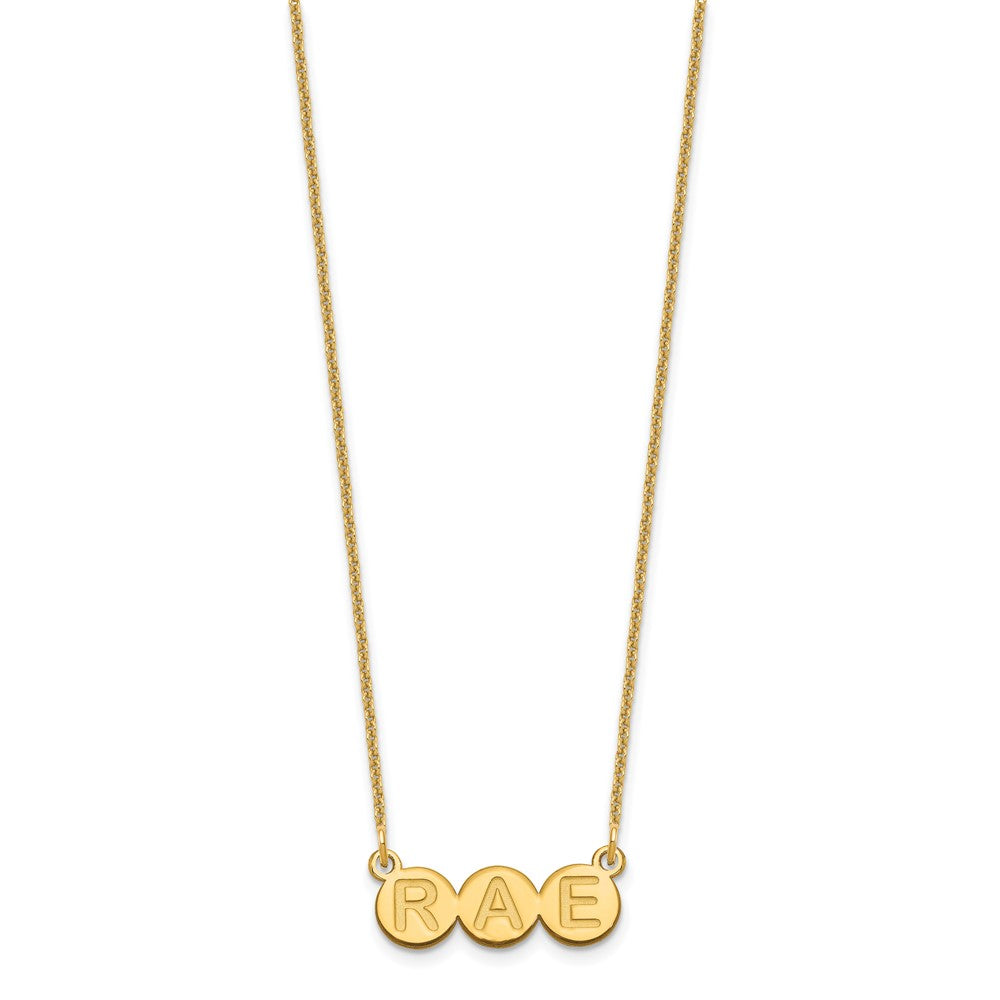 Letter Bubble Necklaces