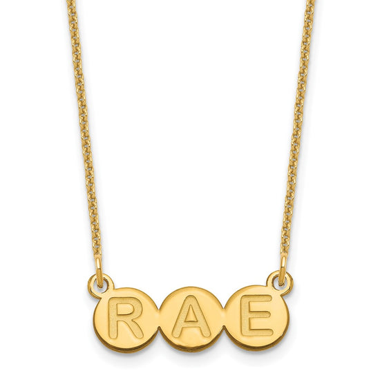 Letter Bubble Necklaces